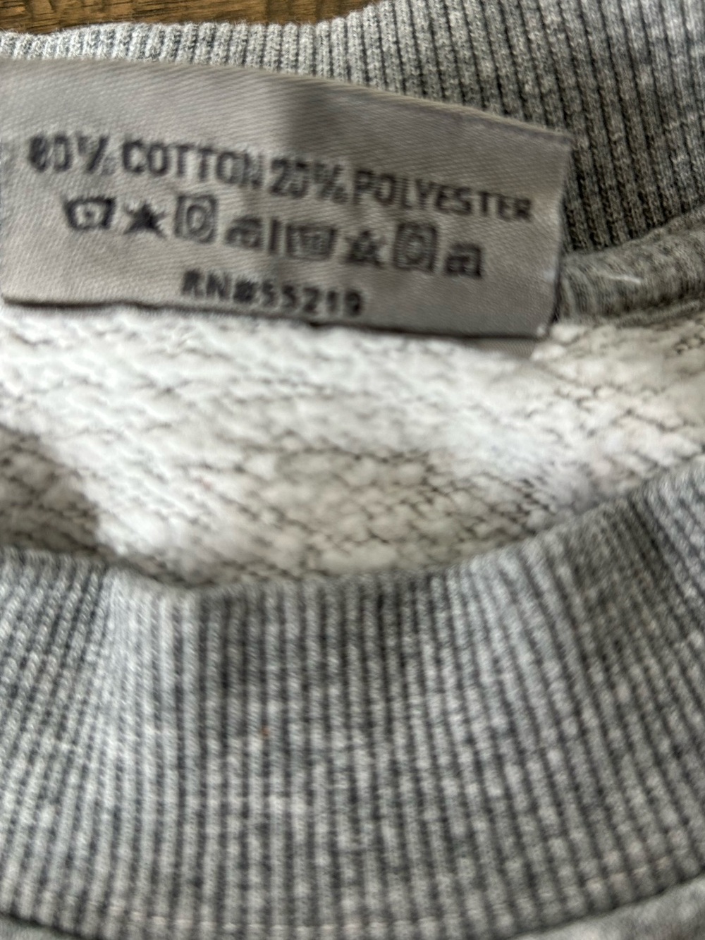 Taylor Swift “The ErasTour” Sweatshirt Oversized Heather Grey Size Large - Picture 6 of 7
